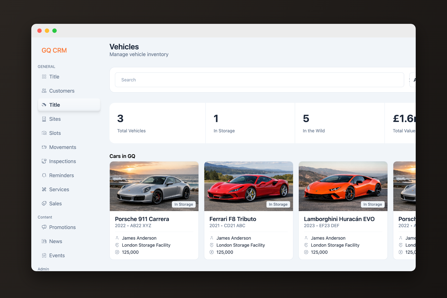 Garage Queens — wf vehicles